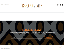 Tablet Screenshot of kweiquartey.com